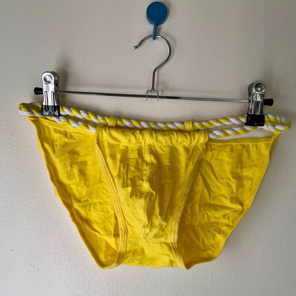 Bright Yellow Bikini Bottoms